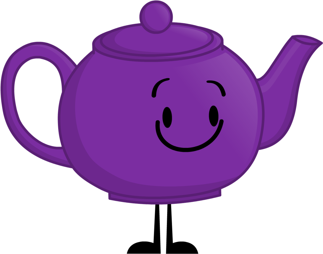 Old3-teapot - Purple Teapot Clipart (2000x1125), Png Download