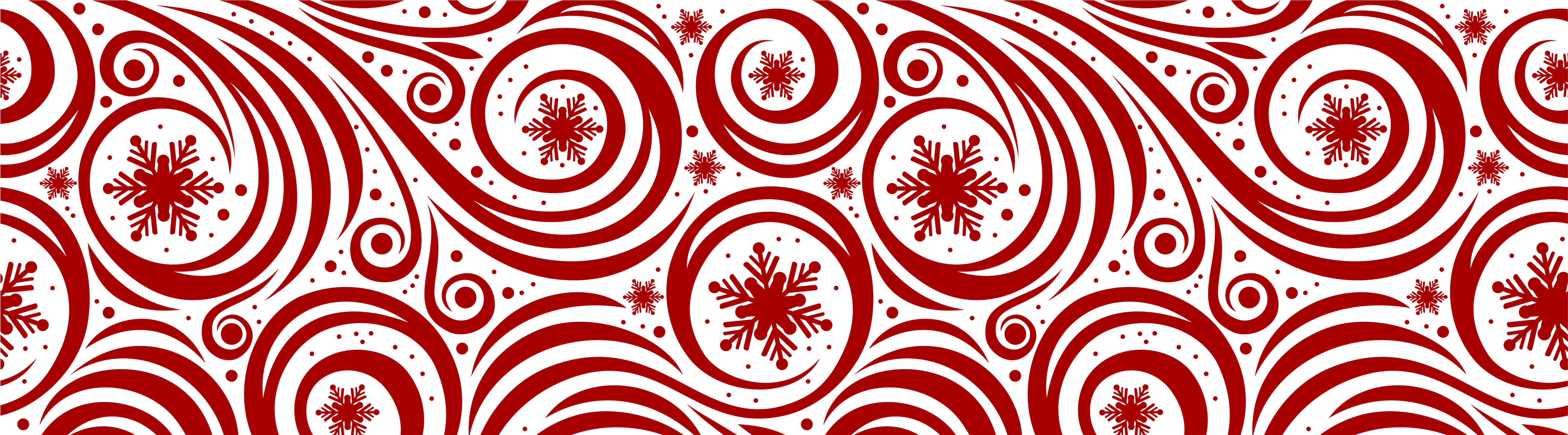 Transparent Red Christmas Decoration For Wallpapers - Decoration Png Transparent Clipart (5920x1647), Png Download