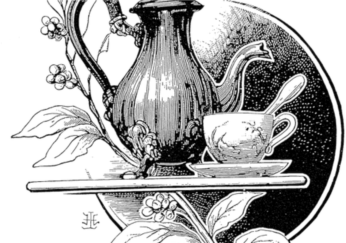 Download 2622 Tea Time Victorian Era Free Vintage Clip Art Free