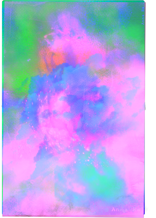 Ftestickers Background Wallpaper Abstract Colorful - Painting (1024x1024), Png Download