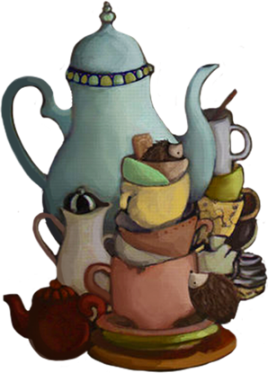 Teapots Mr - Beauregard - Teapot (298x415), Png Download