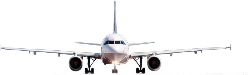 Boeing Aircraft Plane On Runway Free Wallpaper - Airplane On Runway Png (900x346), Png Download