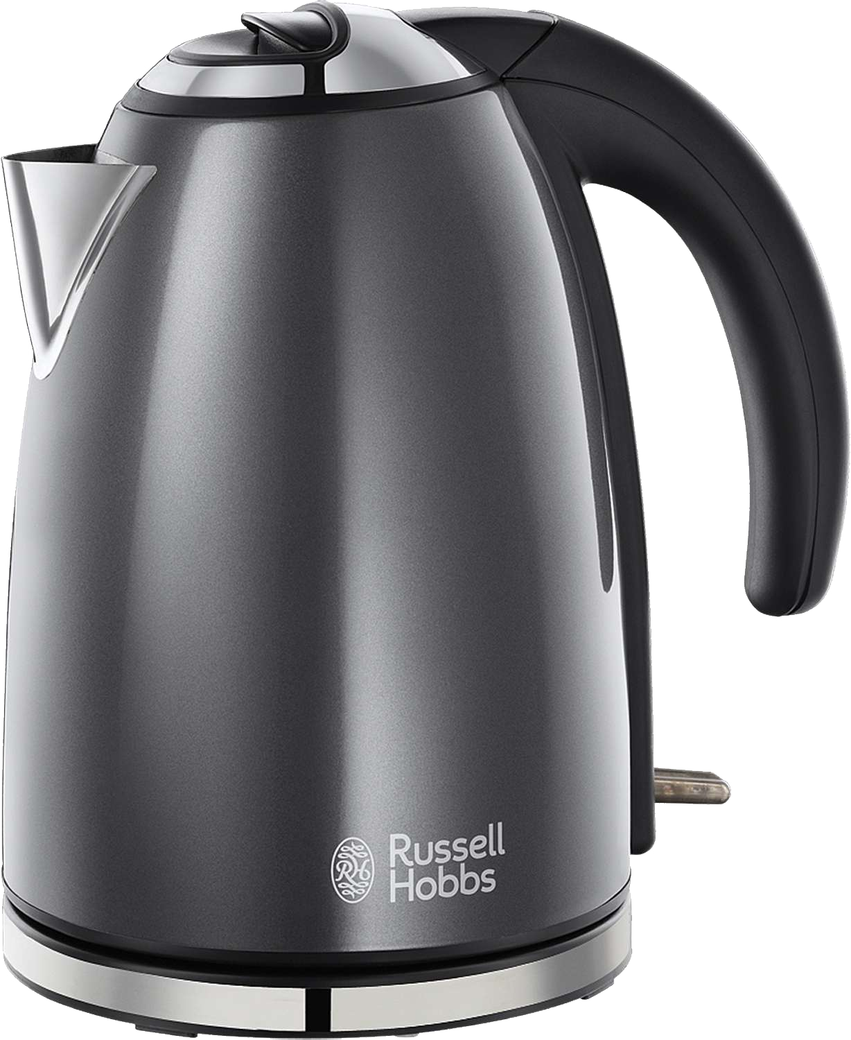 Kettle Png Image - Russell Hobbs Kettle (grey) (1228x1500), Png Download