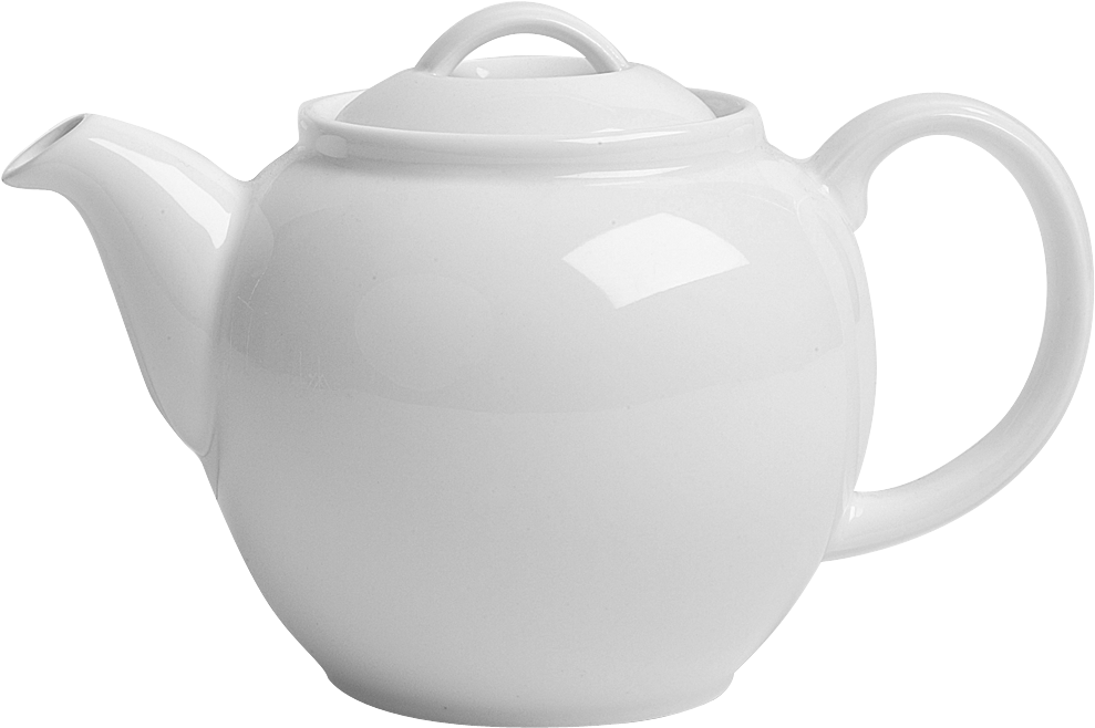White Afc Tea Pot 35oz - Tea (1005x1005), Png Download