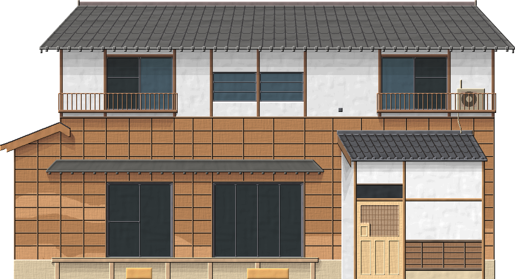 Ud - Old Japanese House (1009x546), Png Download