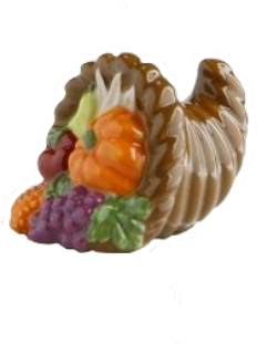 Nora Fleming Mini Cornucopia Platter Ornament (400x400), Png Download