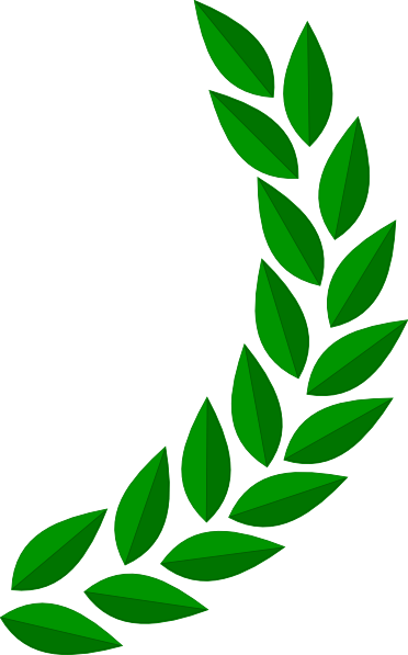 Wreath Source - Laurel Wreath (372x597), Png Download