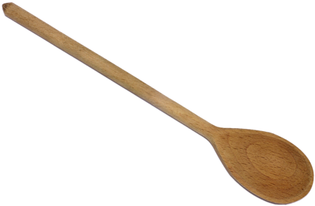 Wooden Spoon Transparent Background - Wooden Spoon .png (445x355), Png Download