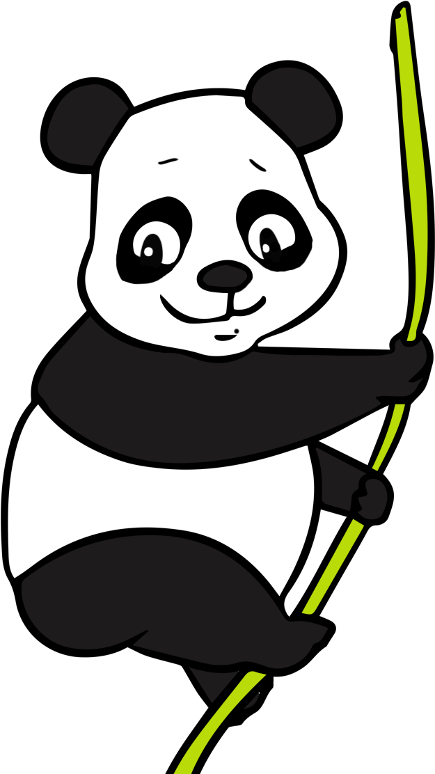 Clipart Cute Panda Png - Giant Panda Clipart (832x1140), Png Download