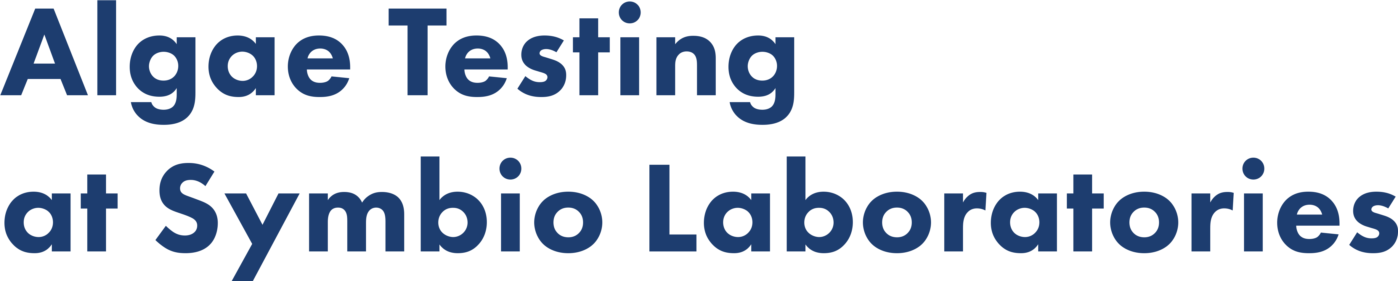 Algae Testing At Symbio Laboratories - Printing (6144x1529), Png Download