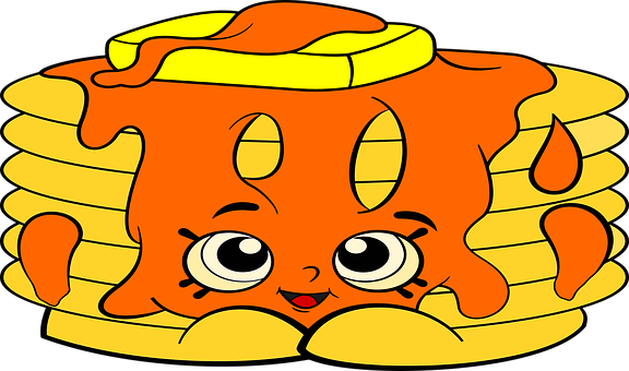 Pancakes, Food, Pancake, Breakfast - Pancake (576x340), Png Download