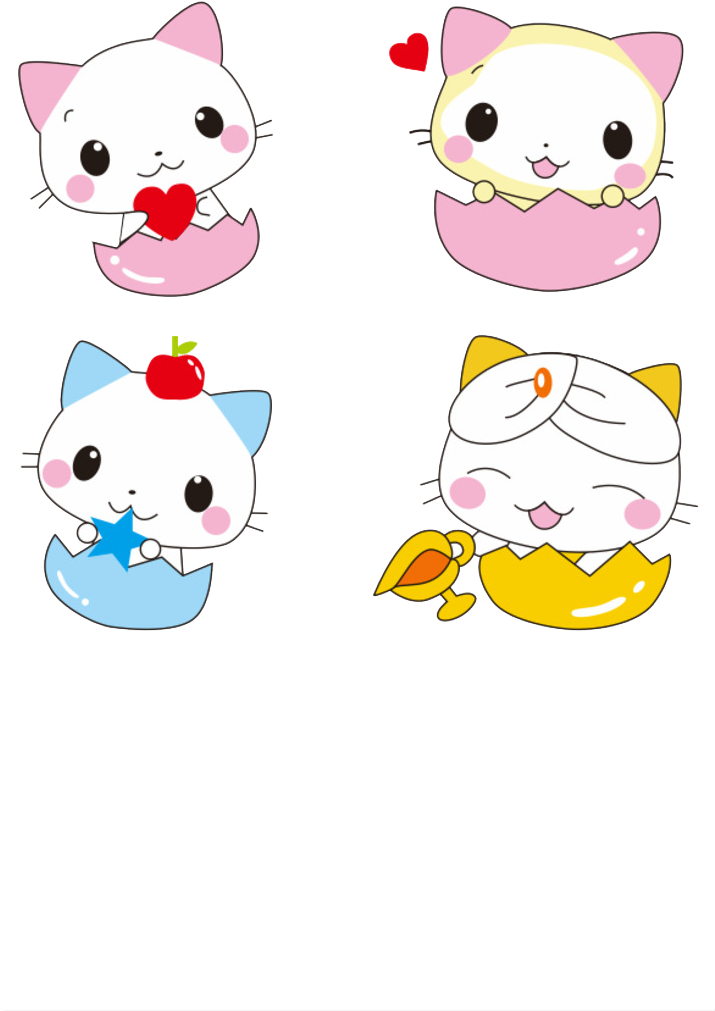 Whiskers Cat Illustration - Cat (714x1024), Png Download