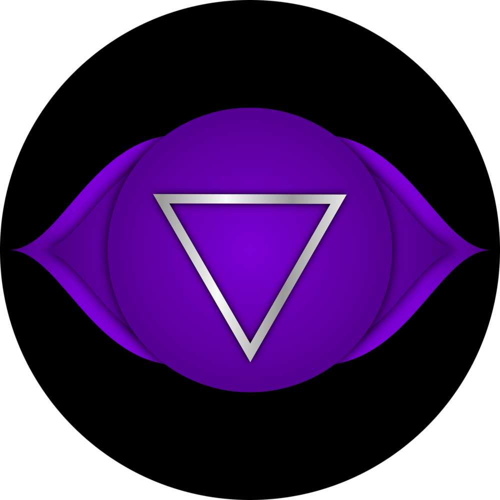 Third Eye - Chi Yin Yang And Chakra Energi (640x640), Png Download