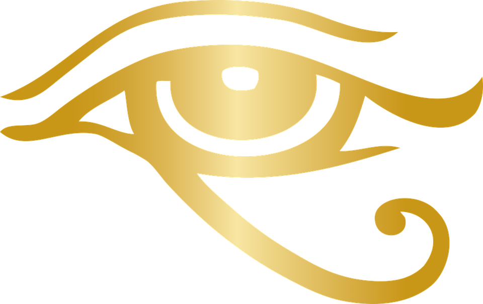 Crystal Pineal Gland Clairvoyance Third Eye - Eye Of Horus Png (960x605), Png Download