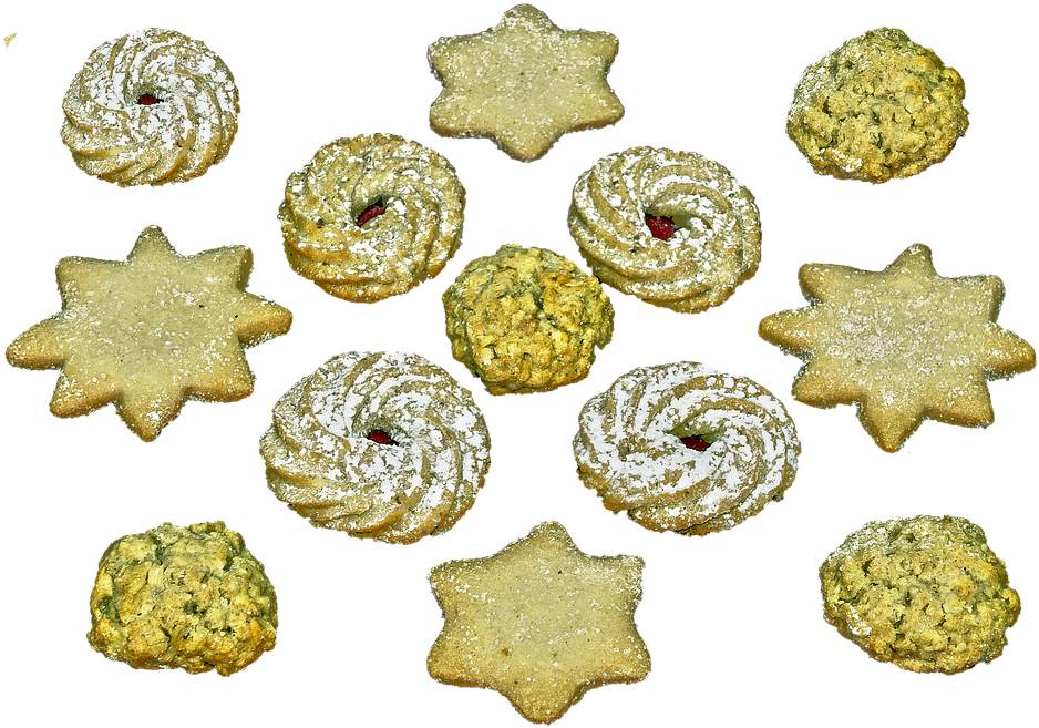 Christmas Biscuits, Cookie, Cookies, Butter Cookies - Finger Food (960x680), Png Download