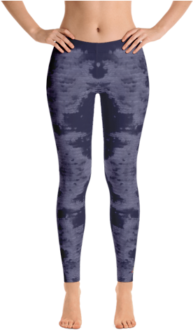 Midnight Mermaid Third Eye Long Leggings (500x500), Png Download