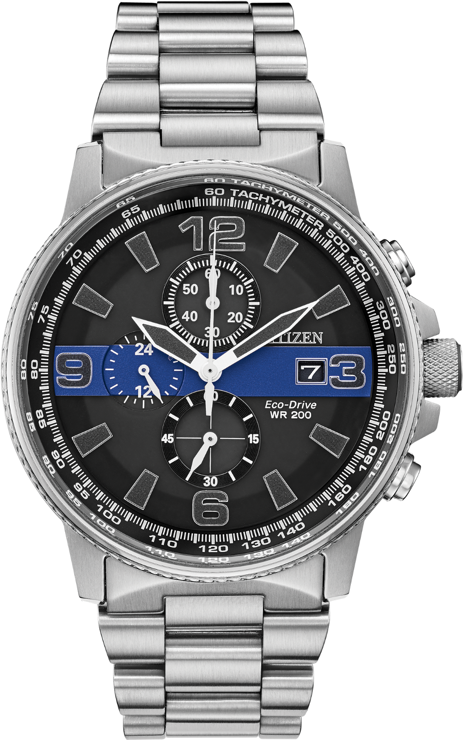 Citizen Thin Blue Line Mens Watch - Thin Blue Line Citizen (1000x1565), Png Download
