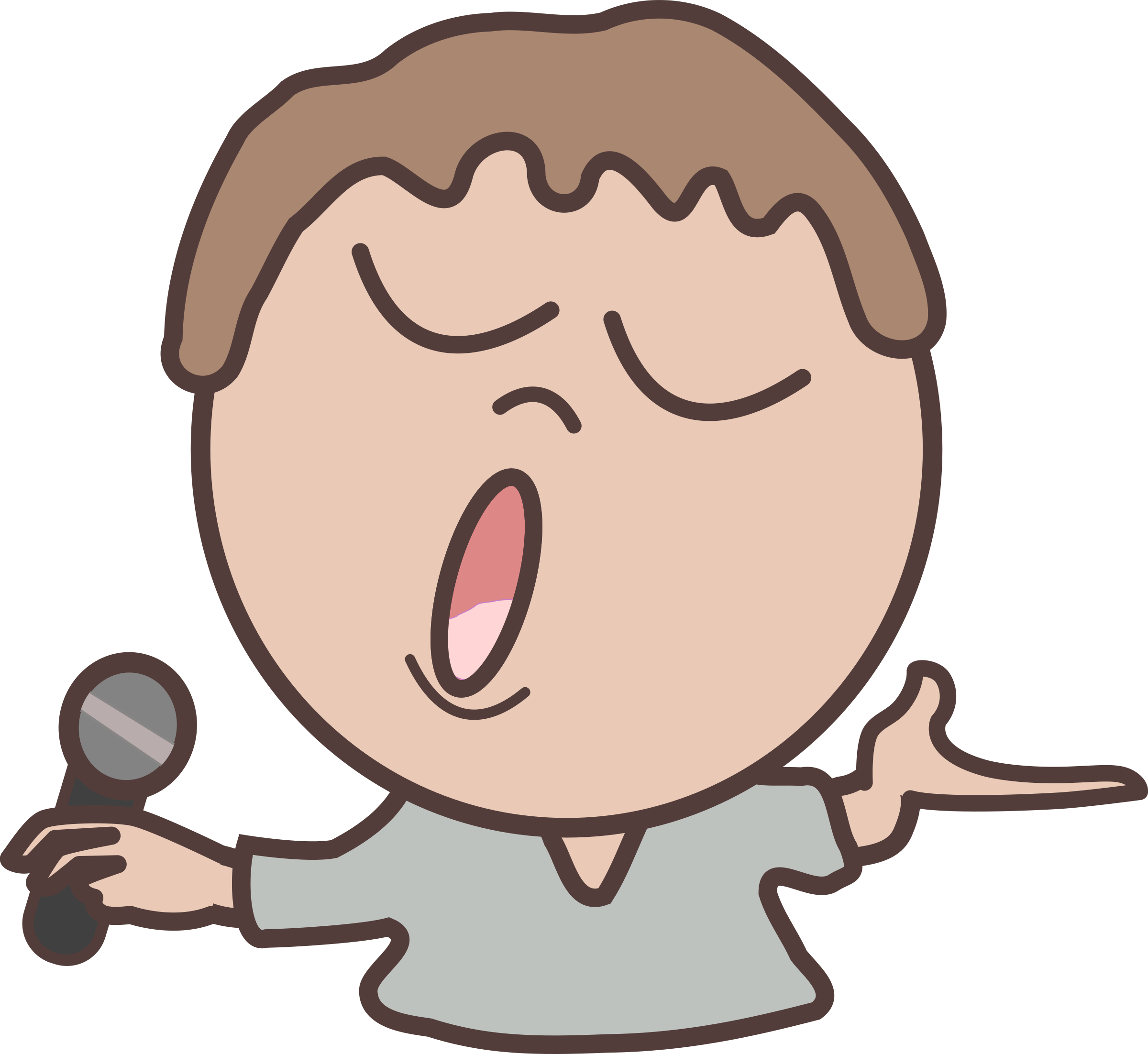 Karaoke Computer Icons Singing Music Can Stock Photo - Karaoke Clipart Png (370x340), Png Download