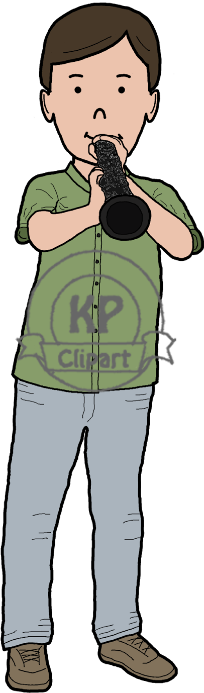 Banner Black And White Kp Friends Playing Music Boy - Music (960x1600), Png Download