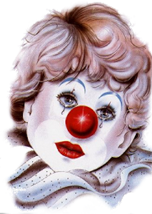 Tubes Clowns / Pierrots - Png Tubes Clowns (313x439), Png Download