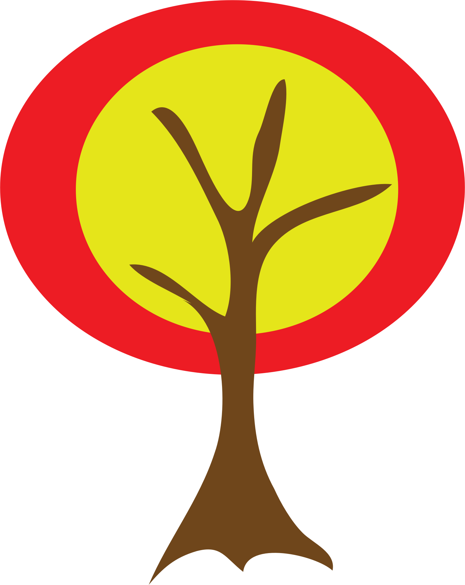 This Free Icons Png Design Of Fall Tree (1533x1926), Png Download