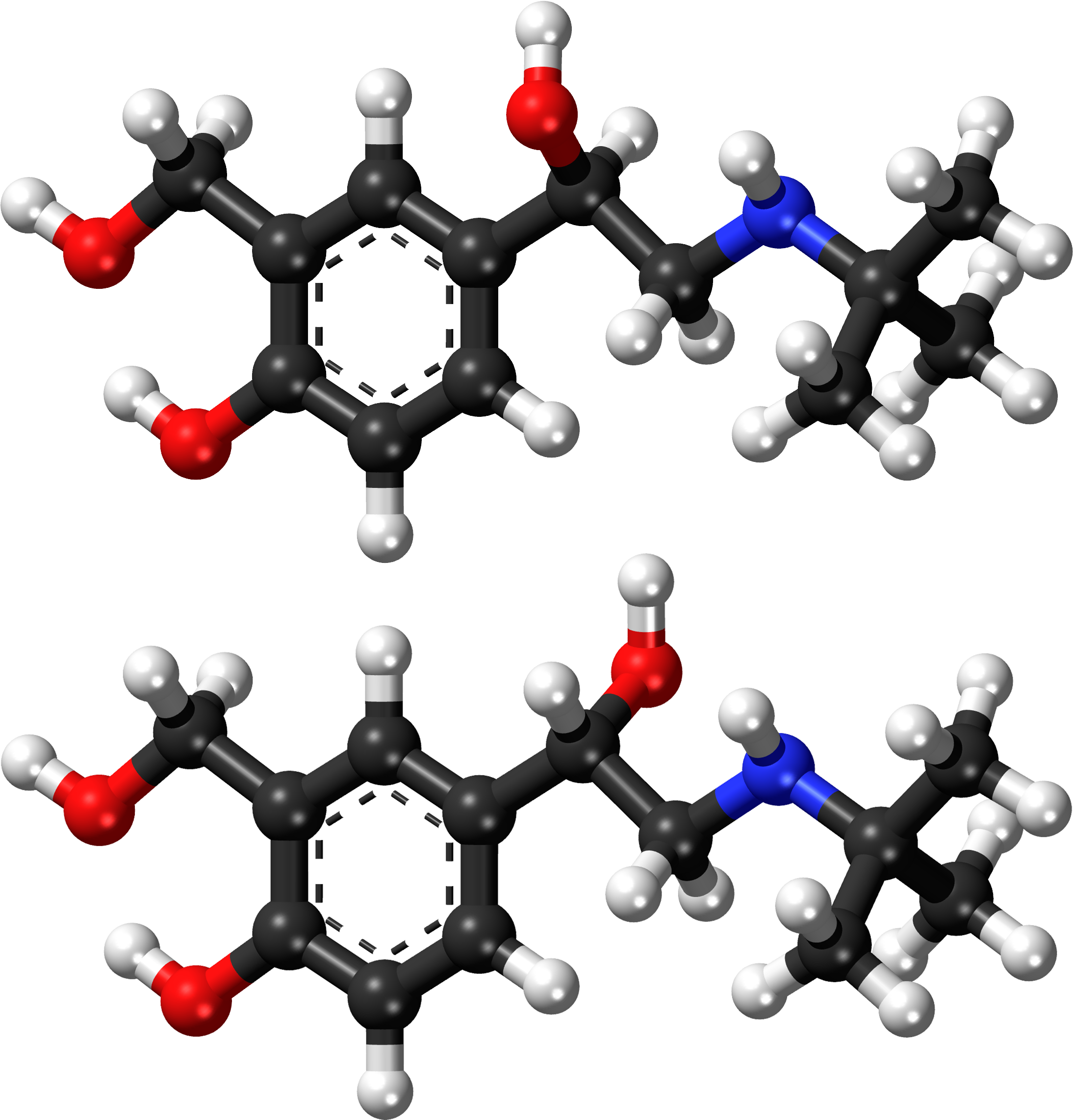 And (s) Salbutamol Ball And - Amine Compounds (chemical Compounds) (2263x2359), Png Download