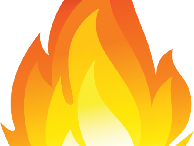 Flames Clipart Fire Blast - Llama Del Espiritu Santo (640x480), Png Download