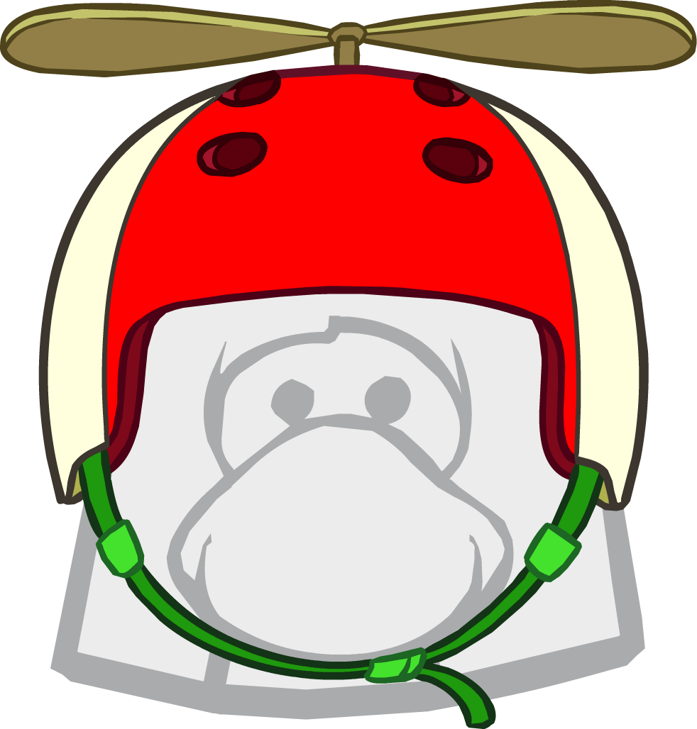 Class Clown Helmet - Club Penguin The Right (982x1028), Png Download