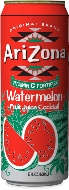 Black And White Water Tea Bill S Distributing Watertea - Arizona Watermelon Tea Can (285x800), Png Download