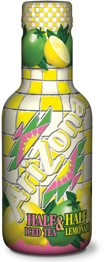 Download Half Half Lemon 500 Ml Arizona Iced Teas Iced Tea With Lemon Full Size Png Image Pngkit