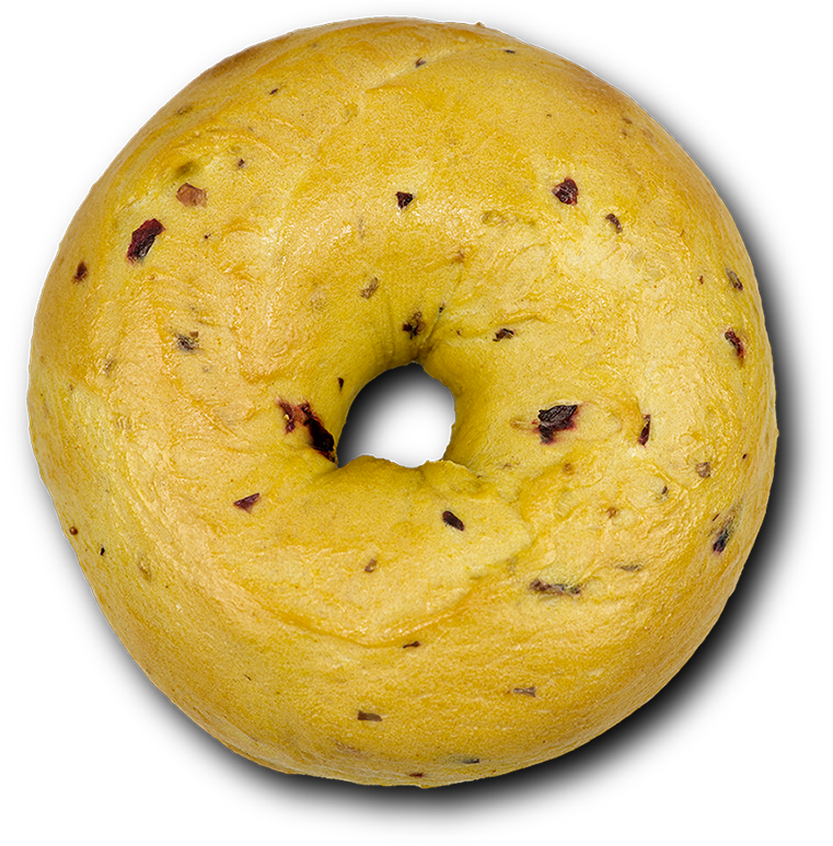 Cranberry Orange - Bagel (800x772), Png Download