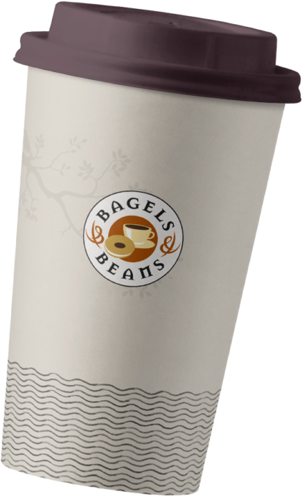 Bagels & Beans - Bagels & Beans (1100x1100), Png Download