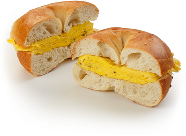 Bagel W/ Egg - Bagel (600x600), Png Download