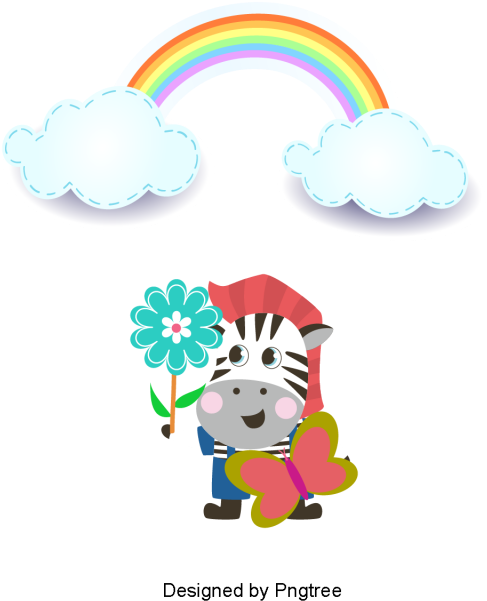 Creative Material Design For Cute Cartoon Animal Label, - Design (640x640), Png Download