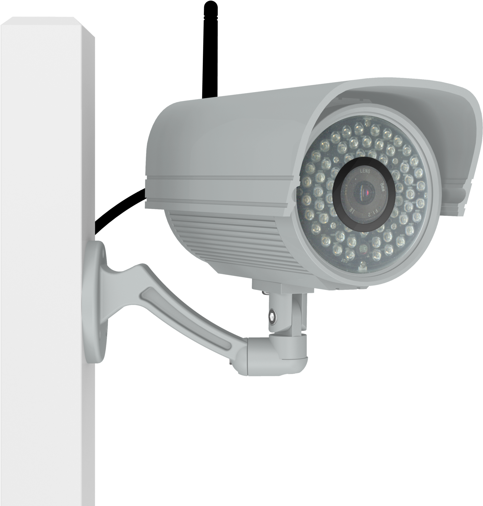 Outdoor Wi-fi Camera Setup (2500x1875), Png Download