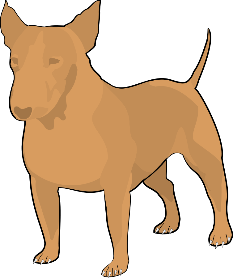 Brown Clipart Boston Terrier - Chinese New Year Animals (754x900), Png Download