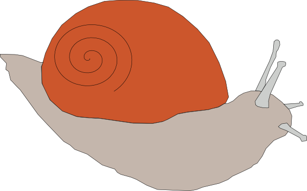 Free Vector Snail Clip Art - Clip Art (600x375), Png Download