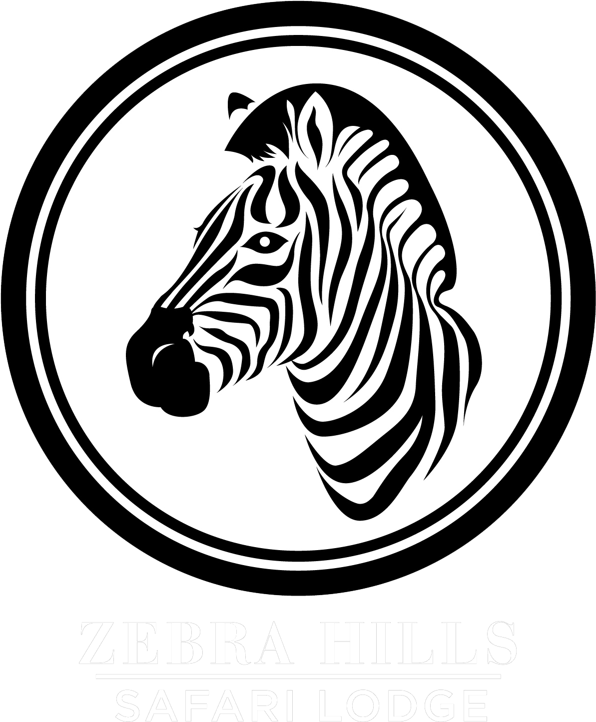 Zebra In Circle (1418x1499), Png Download