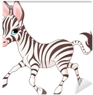 Baby Zebra Png Download - Cartoon Zebra Png (400x400), Png Download