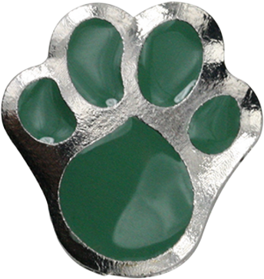 Dog Print Green - Jade (520x760), Png Download