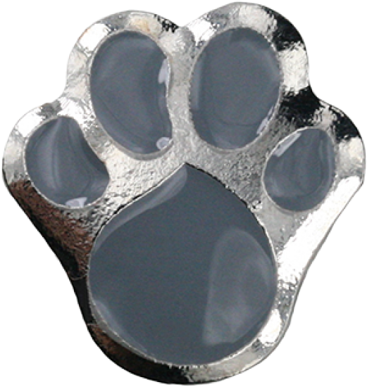 Dog Print Grey - Ring (520x760), Png Download