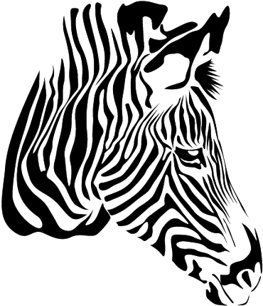 Zebra Png Download Image - Zebra Free Vector (518x448), Png Download