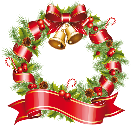 Tubes Noel - - Chouchounette4 Tubes - Round Christmas Frame Png (500x475), Png Download