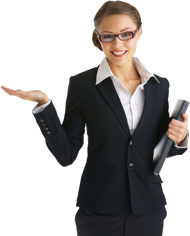 Office Girl 4 - Company Secretary Png (625x800), Png Download