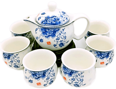 Porcelain Tea Set Sweetie Cup Tea House - Tea (500x500), Png Download