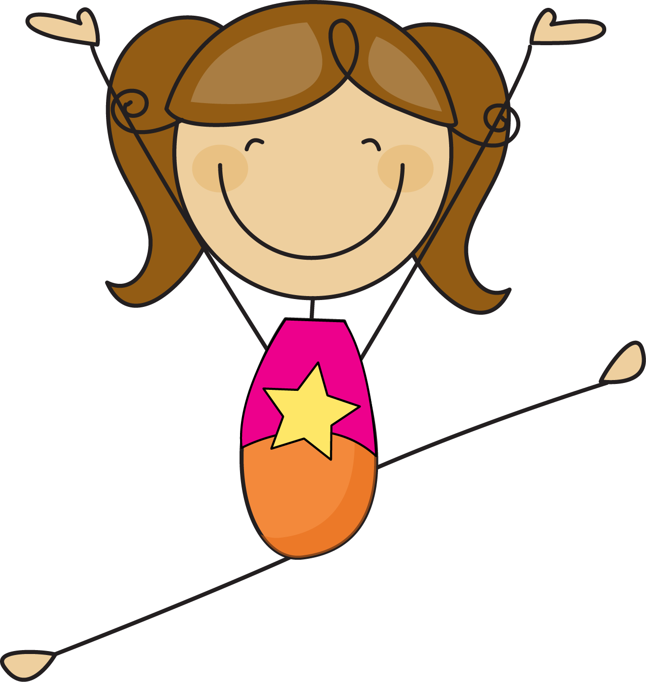 Sad Girl Stick Figure Clipart Panda Free Clipart Images - Cartoon Girl Stick Figures (1316x1389), Png Download
