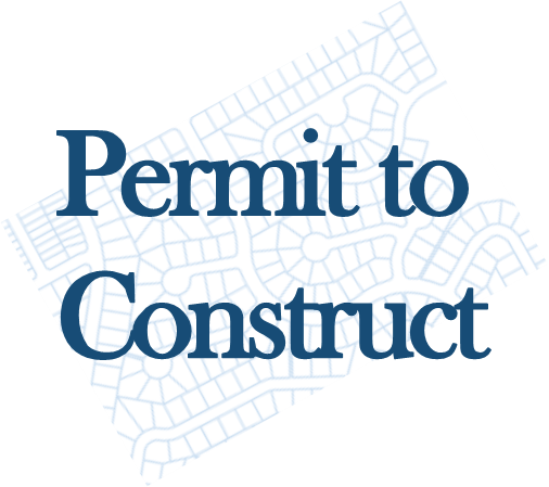 Permit To Construct Image - License (506x449), Png Download