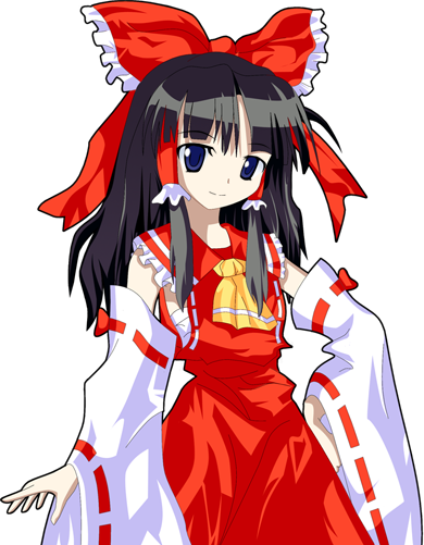 Reimu - Curiosities Of Lotus Asia Reimu (390x501), Png Download