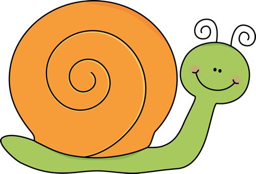 Clip Art Snail - Snail Clip Art (500x340), Png Download