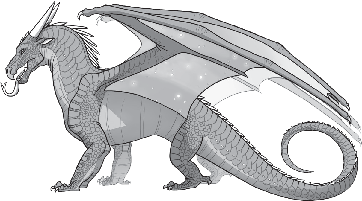 Nightwingbase - Wings Of Fire Dragons Nightwings (1264x727), Png Download